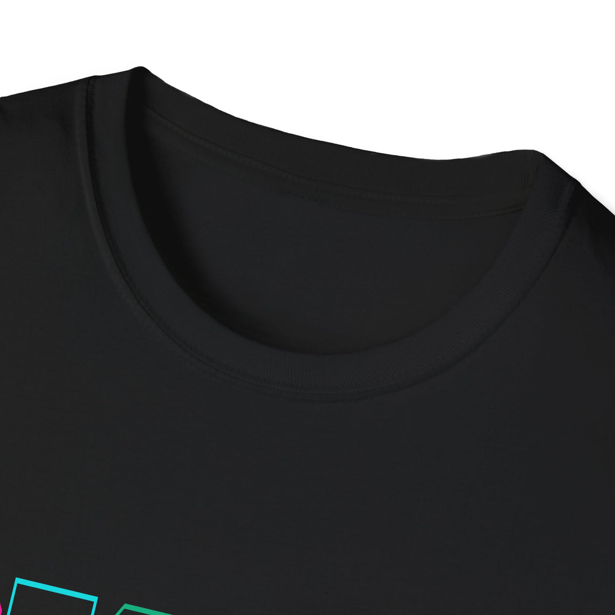 Neon Second Grade Back to School T-Shirt - Black Gildan Softstyle Tee