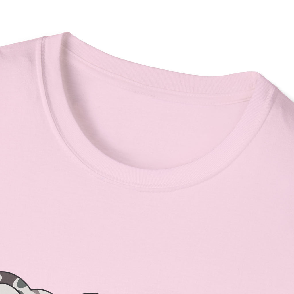 Hello Fifth Grade Camo Back to School T-Shirt - Light Pink Gildan Softstyle Tee
