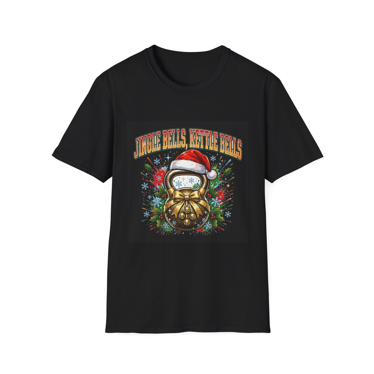 Act Fitness Jingle Bells Kettle Bells T-Shirt