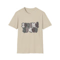Hello Second Grade Camo Back to School T-Shirt - Sand Gildan Softstyle Tee