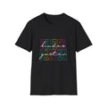 Neon Kindergarten Back to School T-Shirt - Black Gildan Softstyle Tee