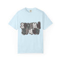 Hello Second Grade Camo Back to School T-Shirt - Chambray Comfort Colors Garment-Dyed Tee
