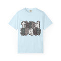 Hello Third Grade Camo Back to School T-Shirt - Chambray Comfort Colors Garment-Dyed Tee