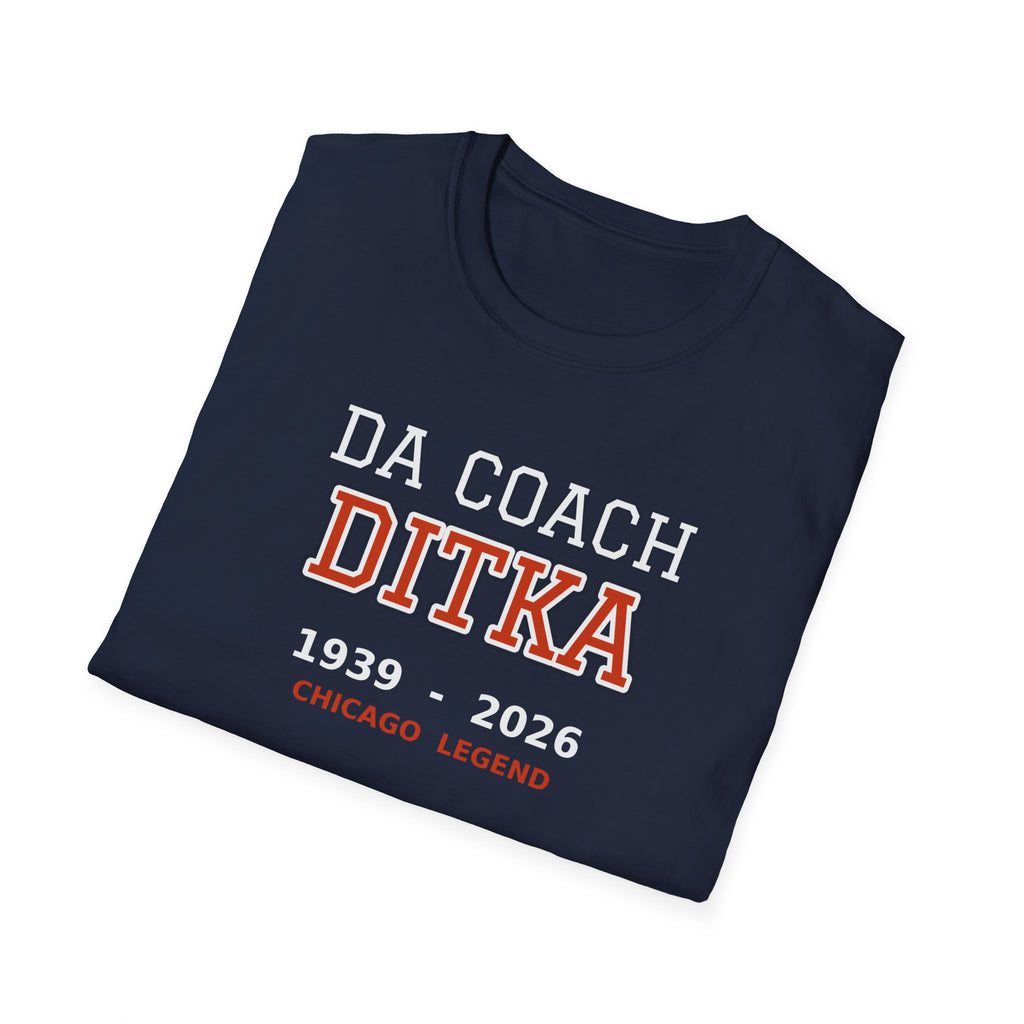 Da Coach Tribute Shirt - Mike Ditka 1939-2026 - Chicago Football Legend Tee