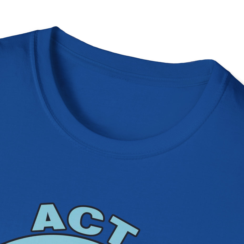 Act Fitness Muscle Cartoon T-Shirt — Funny Gym Workout Tee