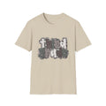 Hello Third Grade Camo Back to School T-Shirt - Sand Gildan Softstyle Tee