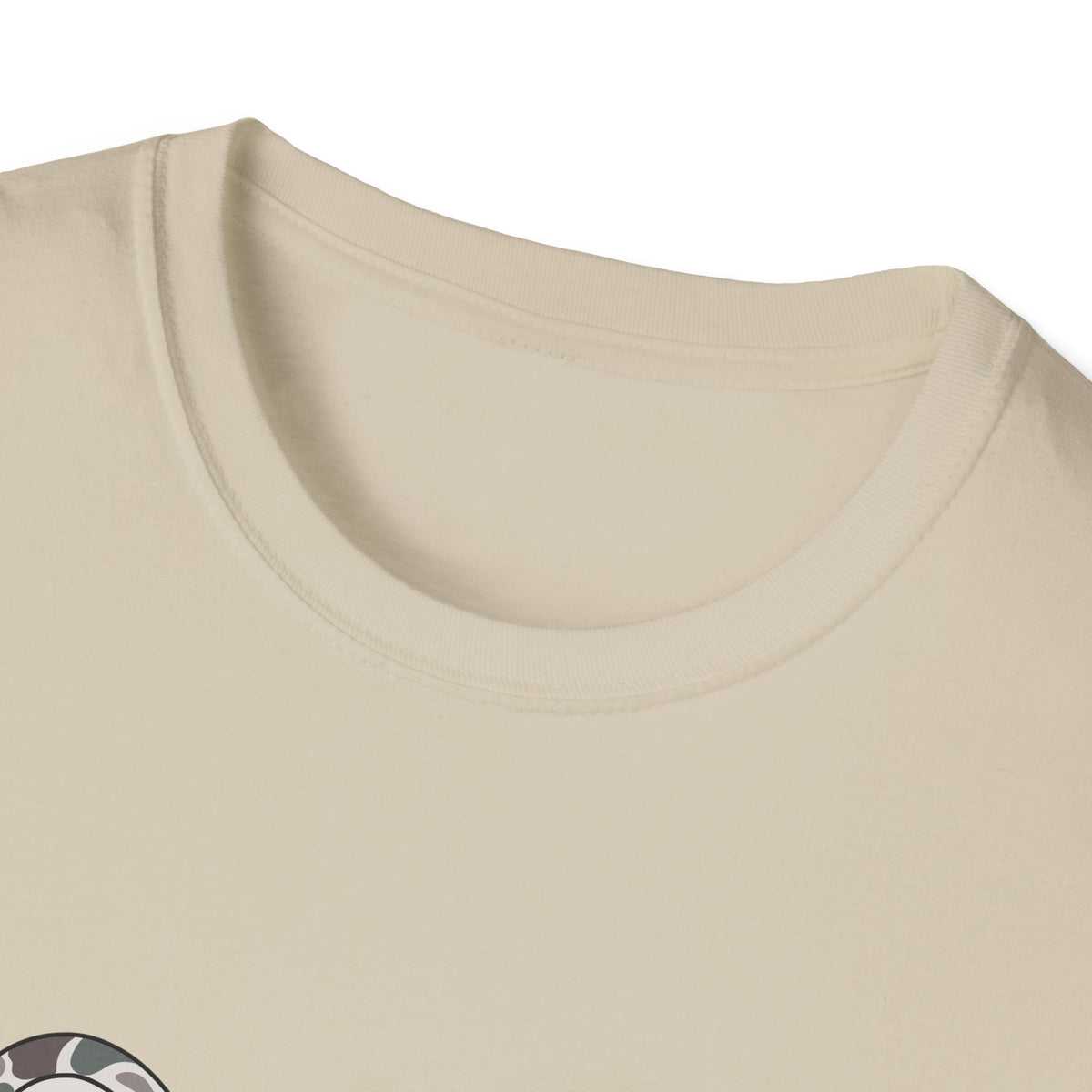 Hello First Grade Camo Back to School T-Shirt - Sand Gildan Softstyle Tee