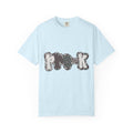 Hello Pre-K Camo Back to School T-Shirt - Chambray Comfort Colors Garment-Dyed Tee
