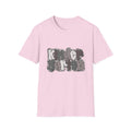 Hello Kindergarten Camo Back to School T-Shirt - Light Pink Gildan Softstyle Tee