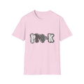 Hello Pre-K Camo Back to School T-Shirt - Light Pink Gildan Softstyle Tee