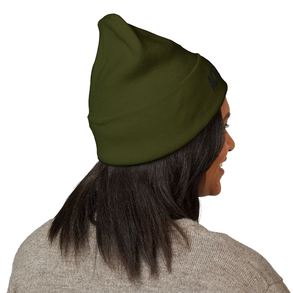 Act Fitness Embroidered Cuffed Beanie — Athletic Winter Knit Hat