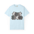 Hello First Grade Camo Back to School T-Shirt - Chambray Comfort Colors Garment-Dyed Tee