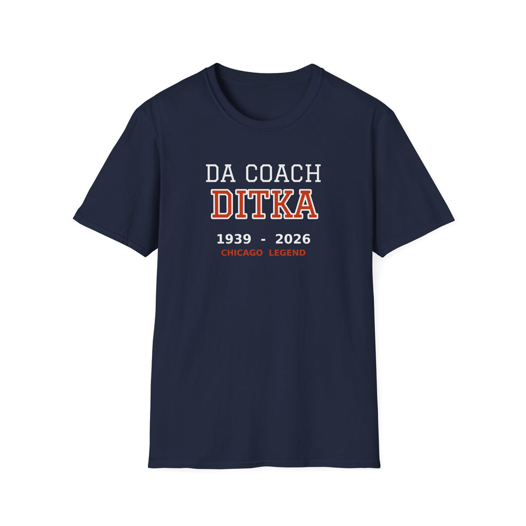 Da Coach Tribute Shirt - Mike Ditka 1939-2026 - Chicago Football Legend Tee