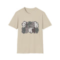 Hello Fifth Grade Camo Back to School T-Shirt - Sand Gildan Softstyle Tee