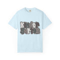 Hello Kindergarten Camo Back to School T-Shirt - Chambray Comfort Colors Garment-Dyed Tee