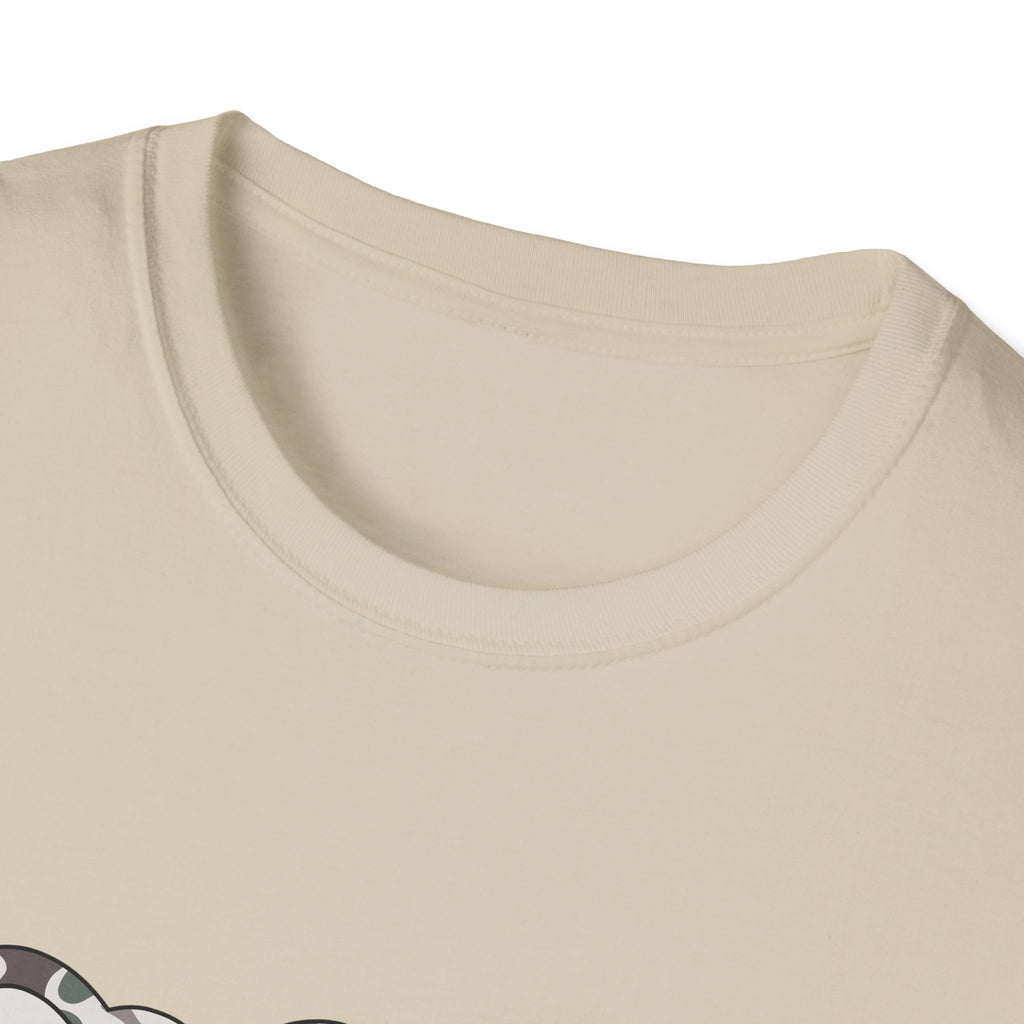 Hello Fifth Grade Camo Back to School T-Shirt - Sand Gildan Softstyle Tee