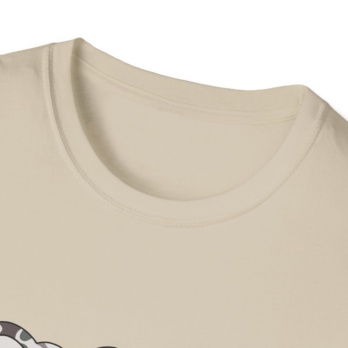 Hello Fifth Grade Camo Back to School T-Shirt - Sand Gildan Softstyle Tee