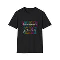 Neon Second Grade Back to School T-Shirt - Black Gildan Softstyle Tee