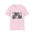Hello Third Grade Camo Back to School T-Shirt - Light Pink Gildan Softstyle Tee